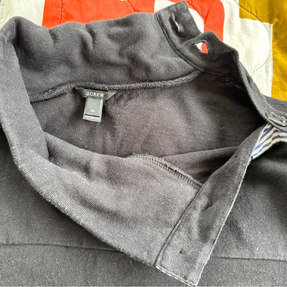 J. Crew Black Long Sleeve Tee